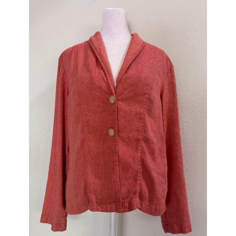 J.Jill Summer Linen Blazer Size S